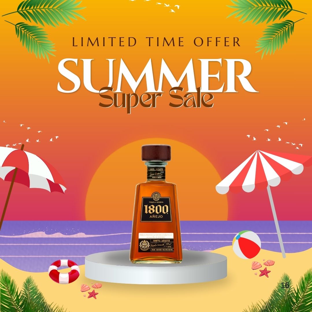 1800 TEQUILA ANEJO 70 CL