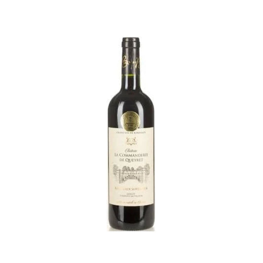 Buy Château La Commanderie De Queyret Bordeaux Superieur 2022 Red wine (75cl) online in Lebanon