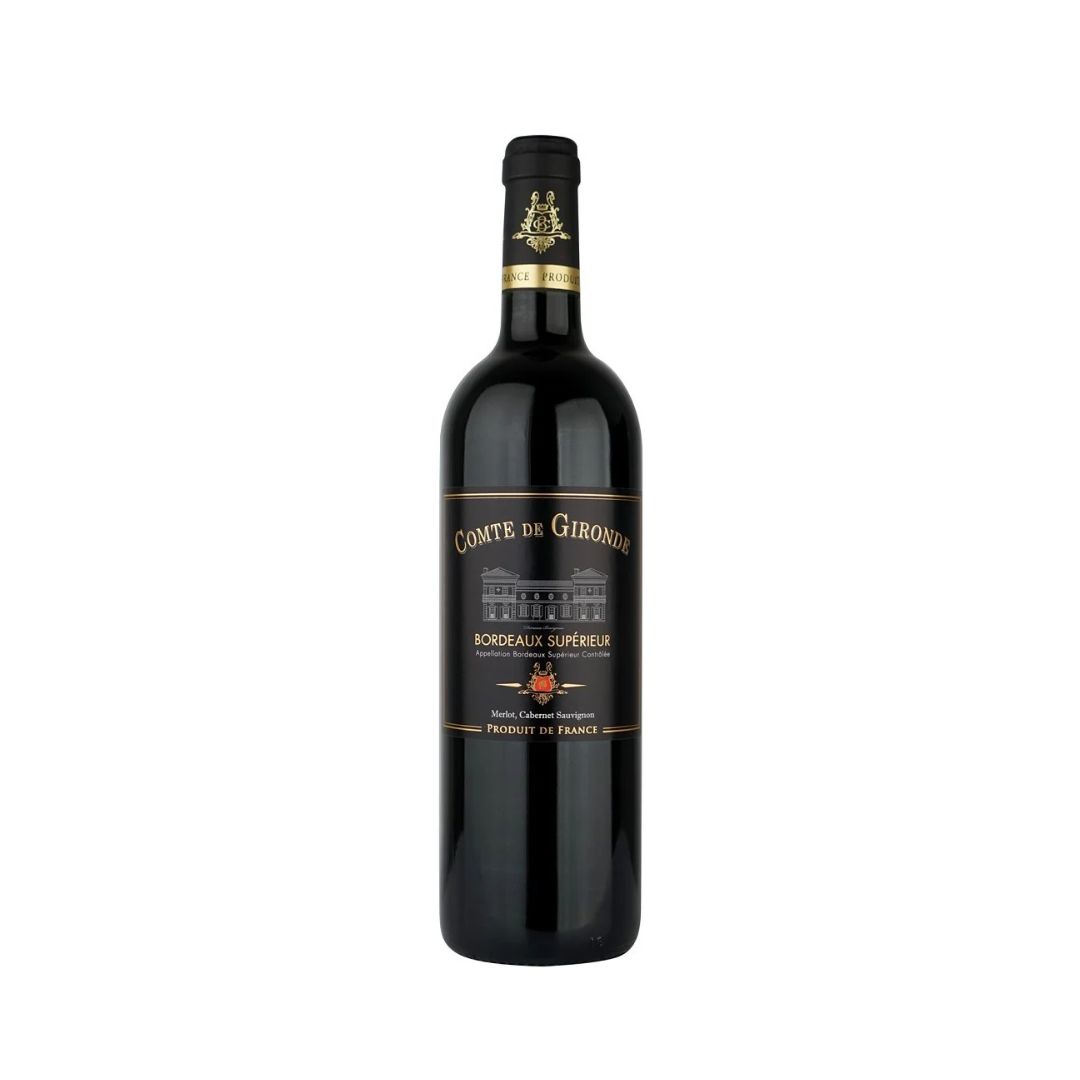 Buy Comte De Gironde Bordeaux Superieur 2022 Red wine (75cl) online in Lebanon