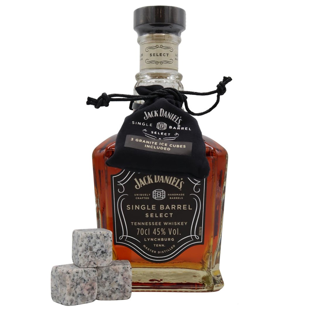 JACK DANIEL'S SINGLE BARREL + 3 FREE GRANITE ICE CUBES