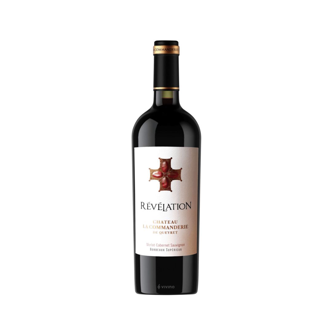 Buy Revelation Du Château La Commanderie De Queyret Bordeaux Superieur 2022 Red wine (75cl) online in Lebanon