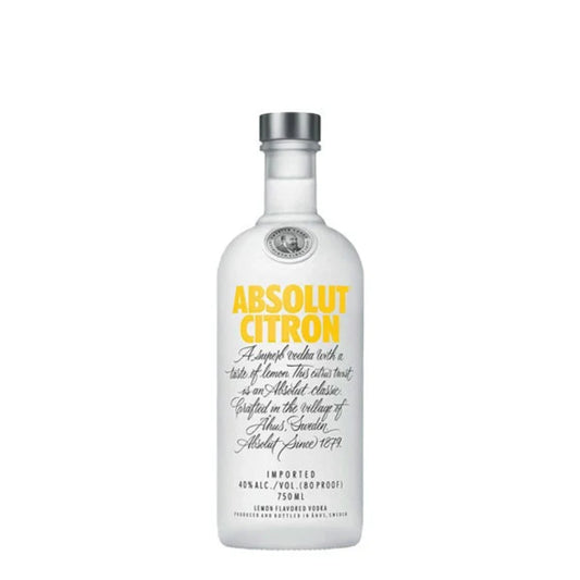 Absolut Citron Vodka 75 cl – Lemon Flavored Vodka Online in Lebanon
