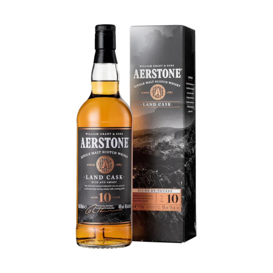 Aerstone Land Cask 10 Year Old Peated Single Malt Scotch Whisky 70cl bottle available in Lebanon