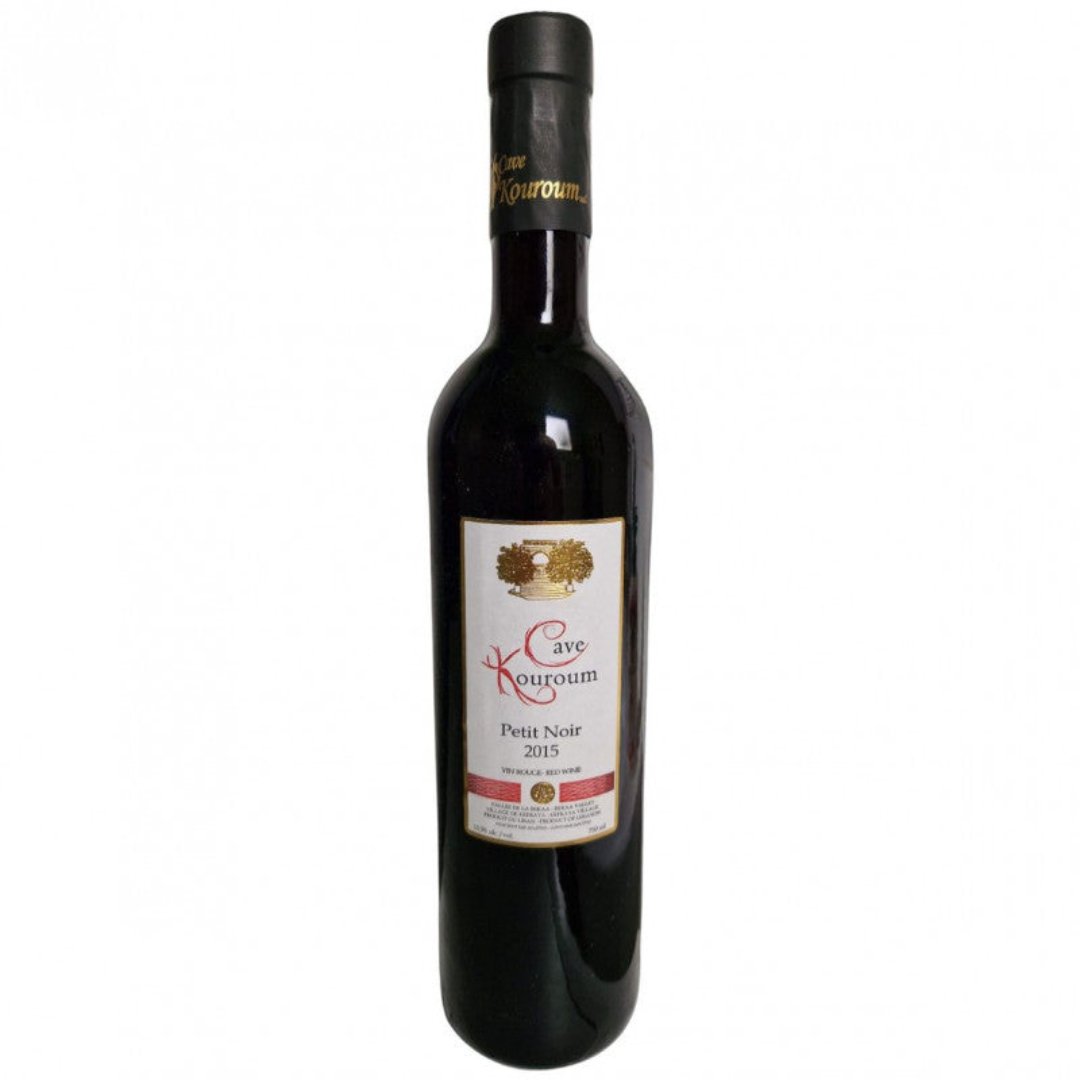 Cave Kouroum Petit Noir Red Wine 2015 75 cl Lebanese red wine bottle

