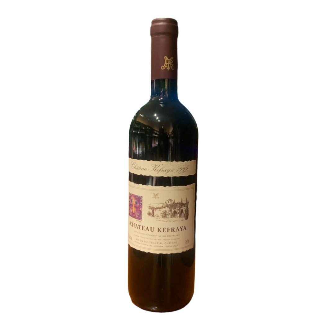 Château Kefraya Red Wine 1999 75 cl rare aged Lebanese red wine bottle