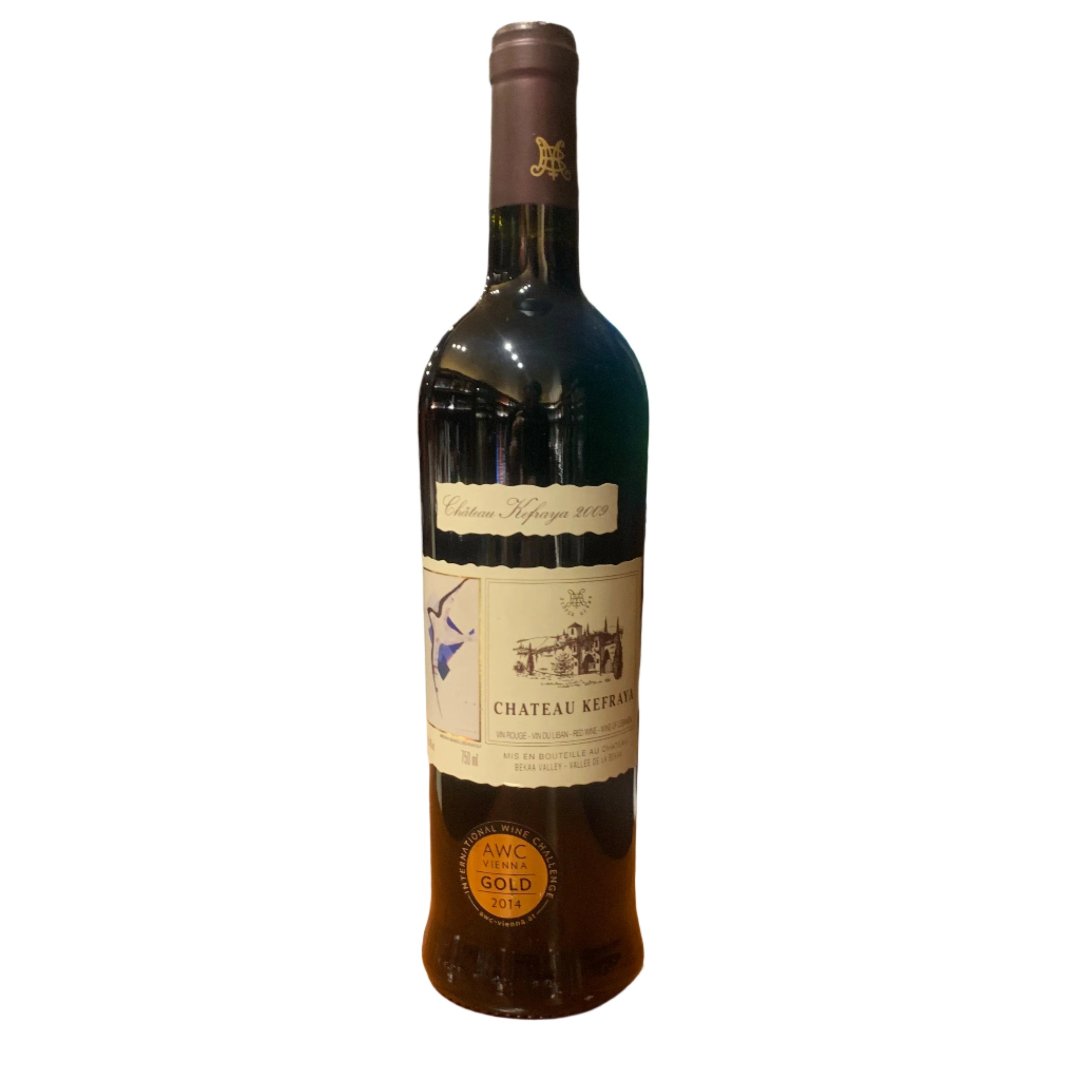Château Kefraya Red Wine 2009 75 cl aged Lebanese red wine bottle