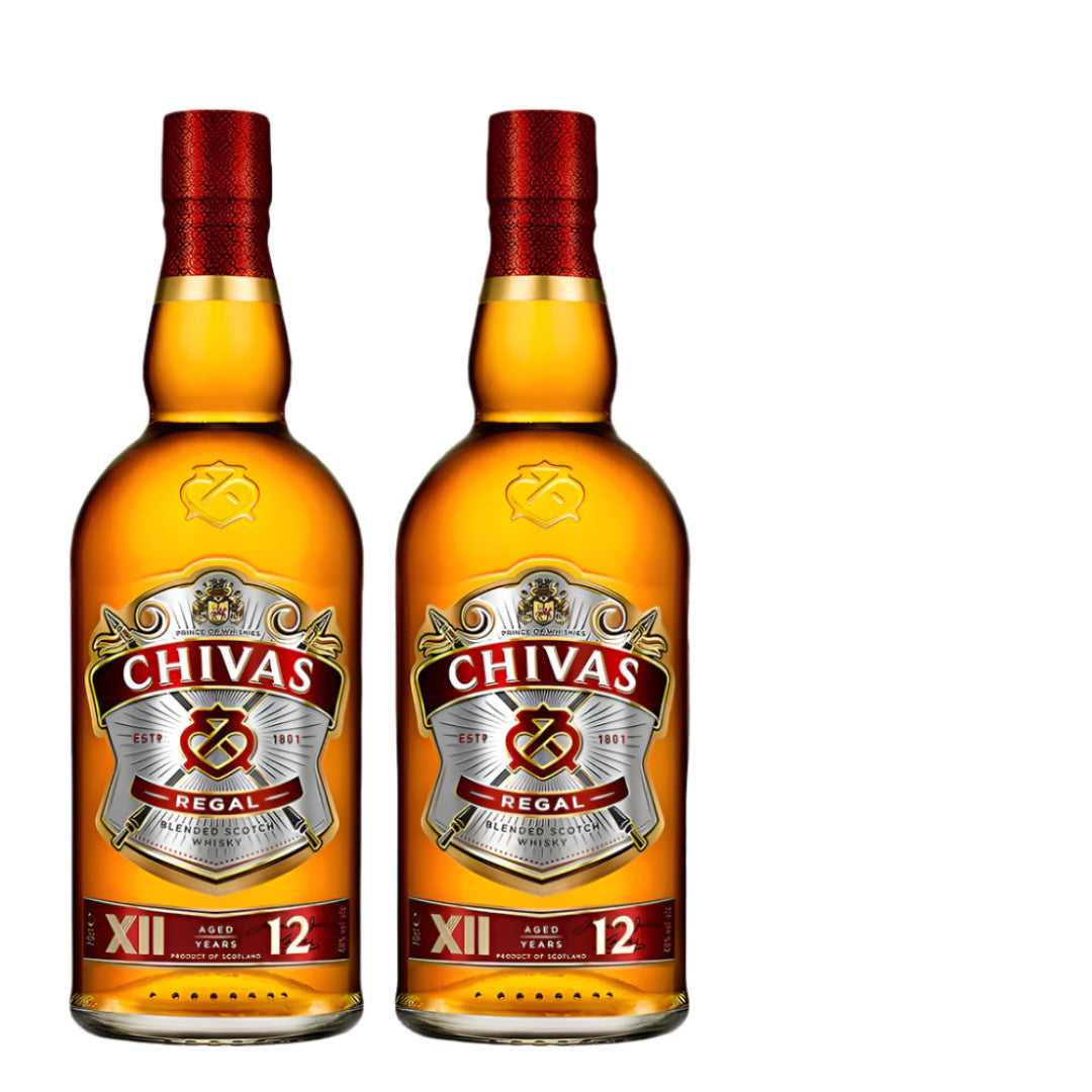 Chivas Regal 12 Year Old – 2x70cl Bottle Pack Front View