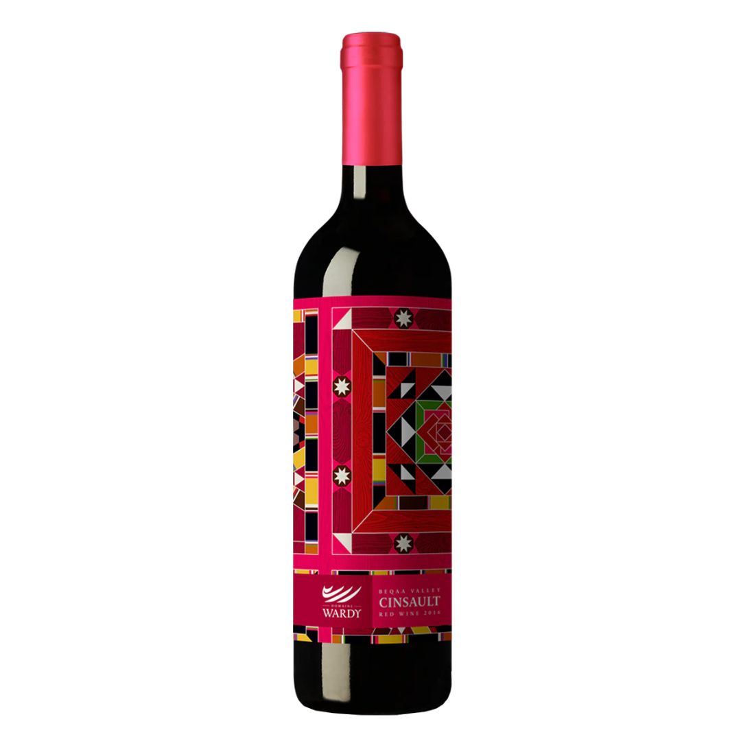 Domaine Warde Cinsault Red Wine 2016 75 cl Lebanese red wine bottle

