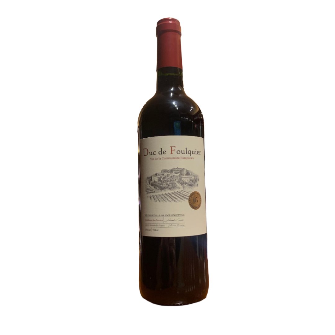 Duc de Foulquier Red Wine 75 cl French table wine bottle