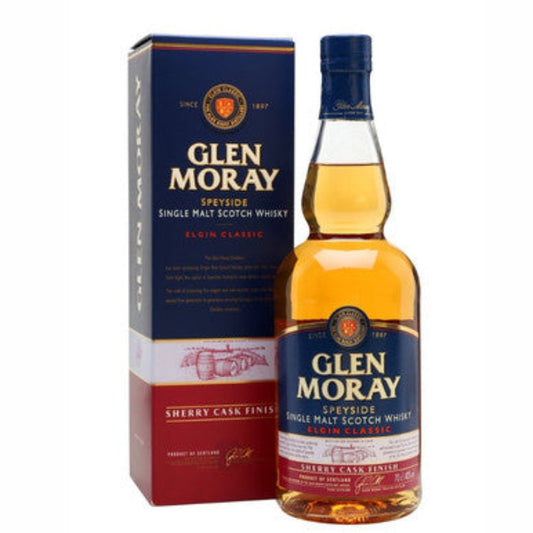 Glen Moray Sherry Cask Finish Single Malt Whisky 70cl bottle available in Lebanon