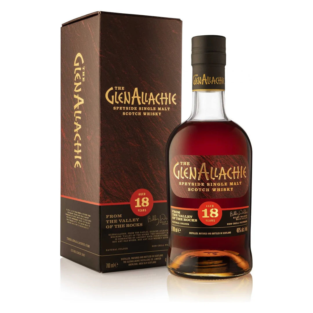 The GlenAllachie 18 Years Old Single Malt Scotch Whisky 70cl bottle available in Lebanon