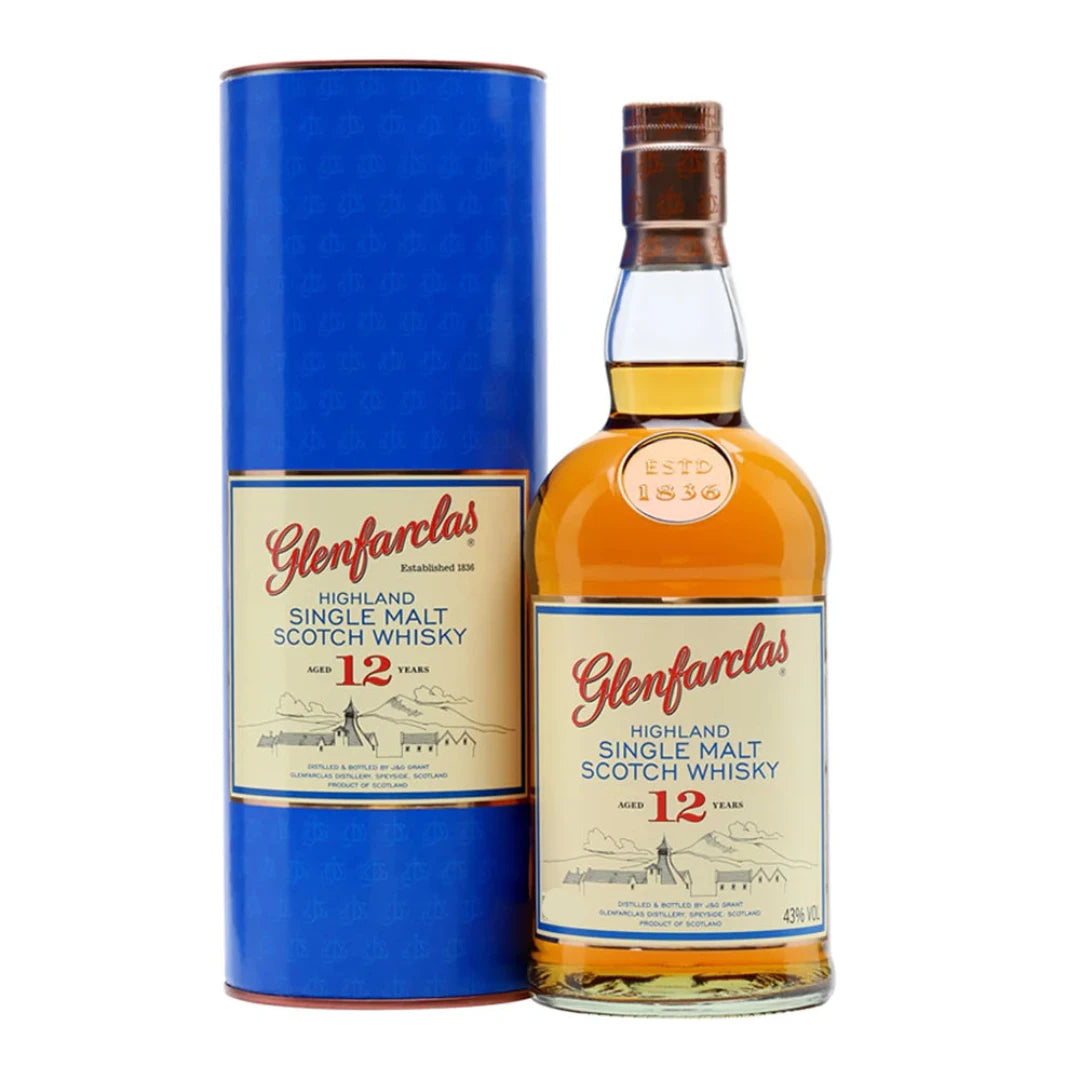 Glenfarclas 12 Years Old Single Malt Scotch Whisky 1L bottle available in Lebanon