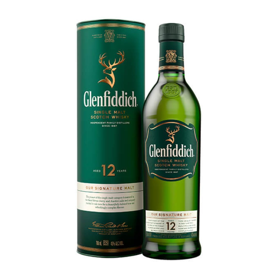 Glenfiddich 12 Years Old Old Bottle Edition Single Malt 70 cl Lebanon

