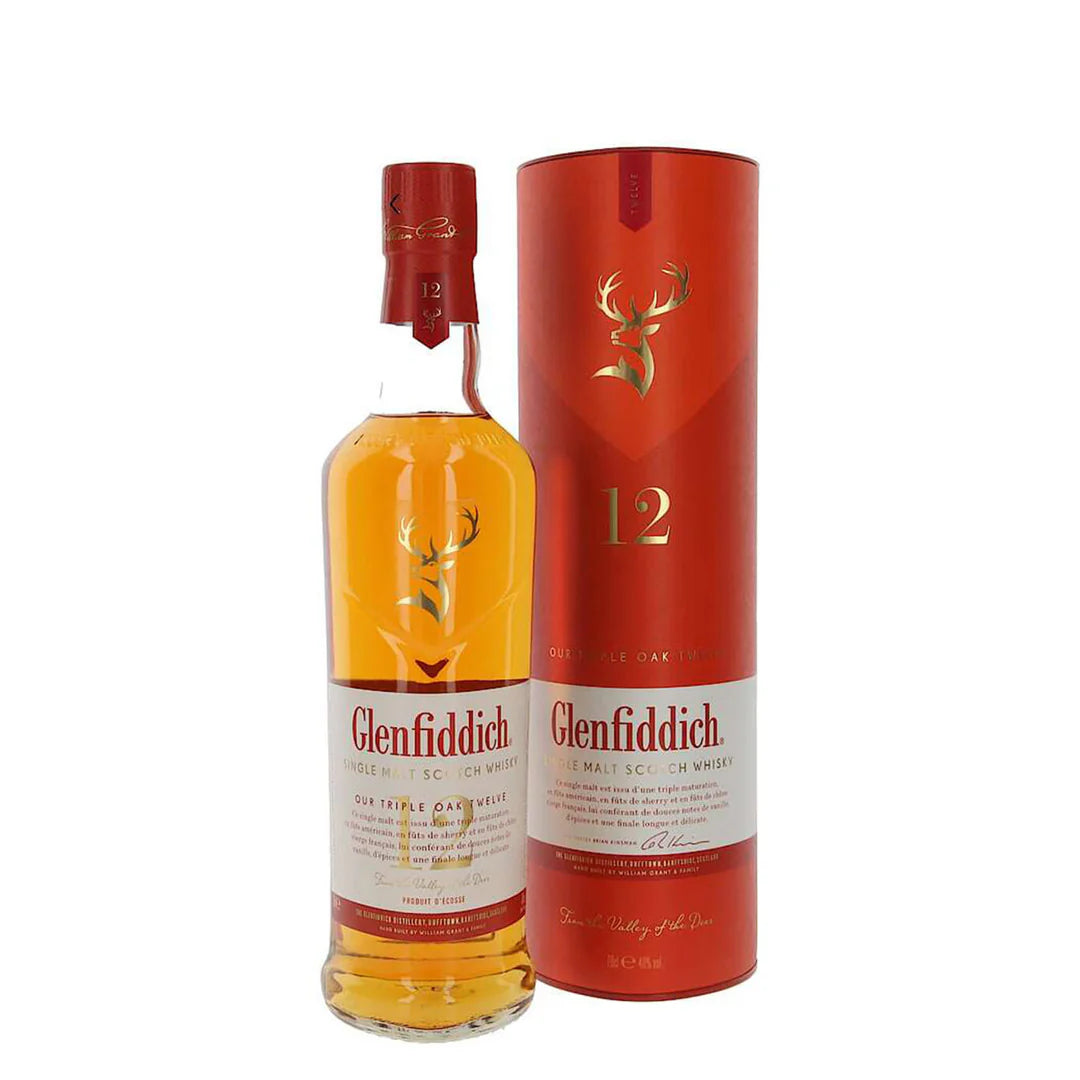Glenfiddich 12 Years Old Triple Oak Single Malt Scotch Whisky Lebanon
