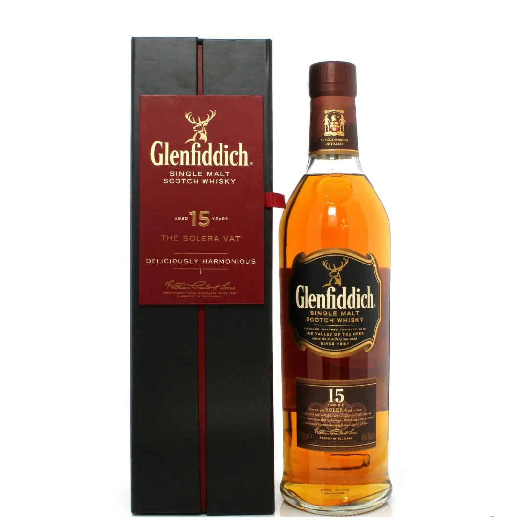 Glenfiddich 15 Years Old Solera Vat Single Malt Scotch Whisky Lebanon