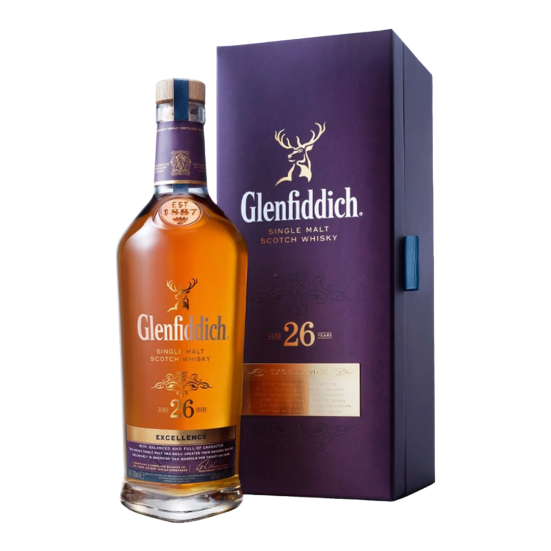 Glenfiddich 26 Years Old Excellence Single Malt Scotch Whisky Lebanon

