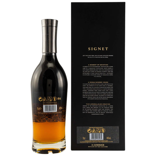 Glenmorangie Signet Single Malt Scotch Whisky 70cl – Premium Highland whisky with rich chocolate and coffee notes