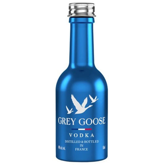 "Grey Goose Vodka 5cl bottle – Premium French vodka with a smooth, crisp finish"