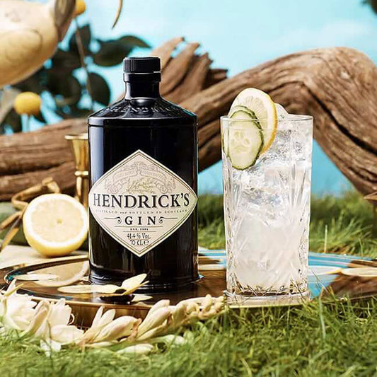 Bottle of Hendrick’s Gin 700ml – Distilled Gin with Rose and Cucumber Botanicals
