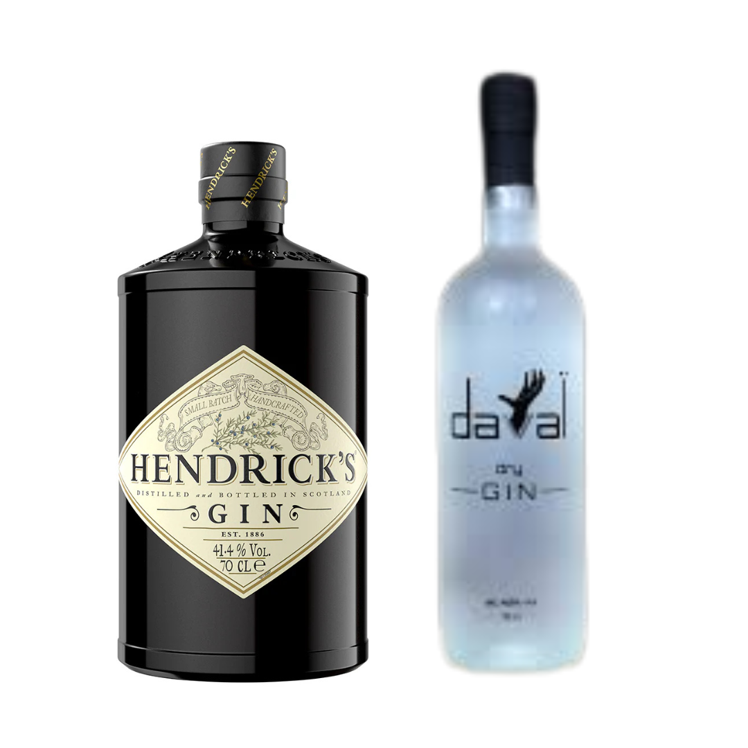 Bottle of Hendrick’s Gin 700ml – Distilled Gin with Rose and Cucumber Botanicals
