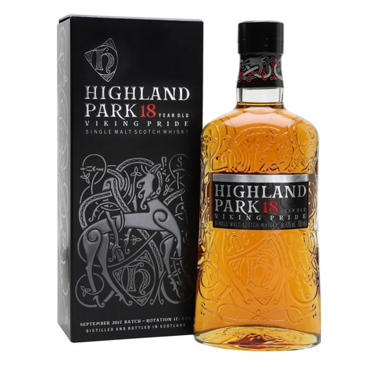 Bottle of Highland Park 18 Year Old Viking Pride Single Malt Scotch Whisky – 700ml