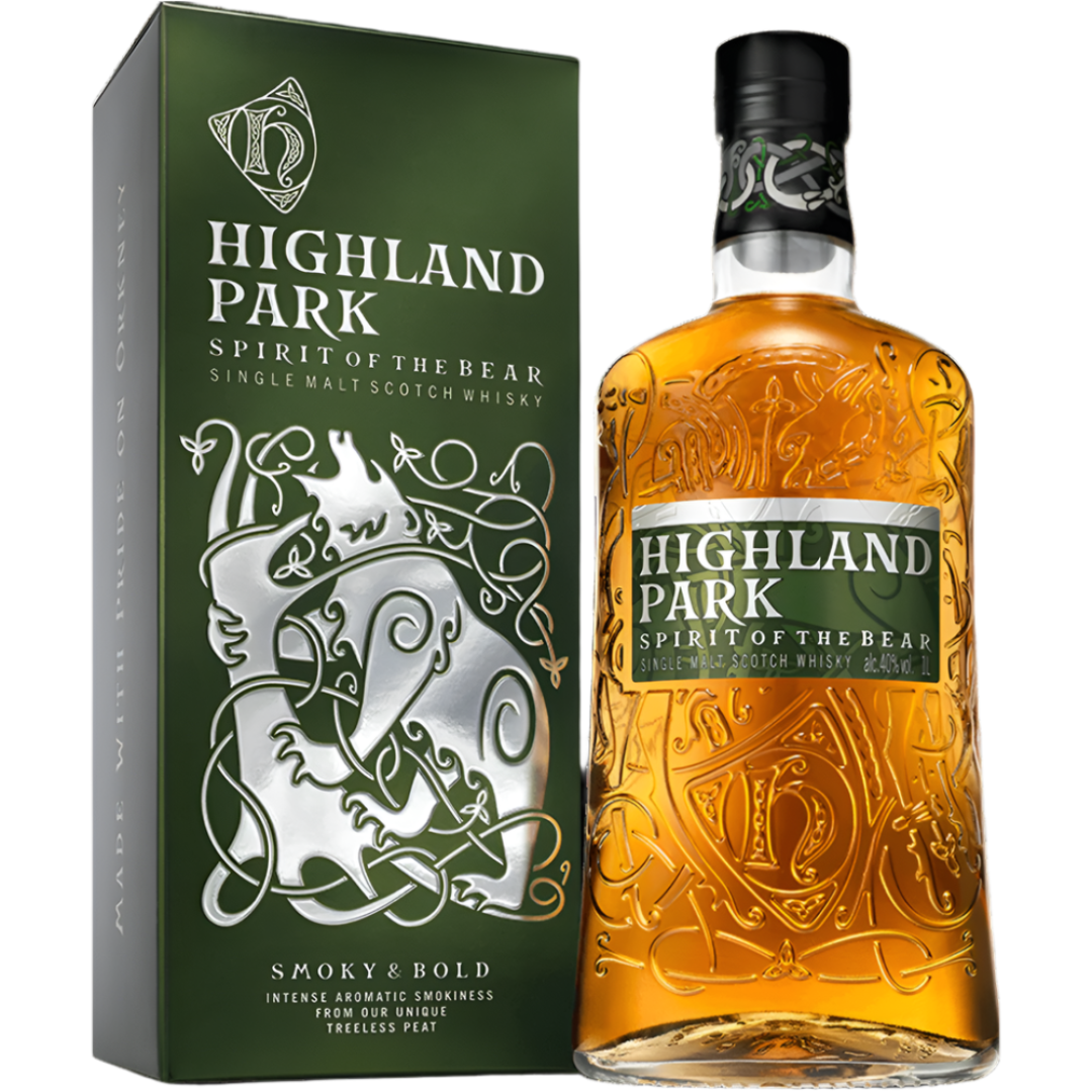 Highland Park Spirit of the Bear Single Malt Scotch Whisky 1L bottle available in Lebanon