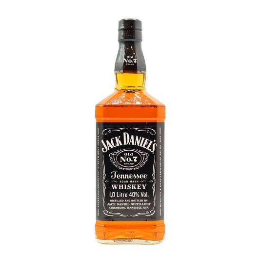 Jack Daniel’s Old No. 7 Tennessee Whiskey 1L bottle – smooth and iconic American whiskey