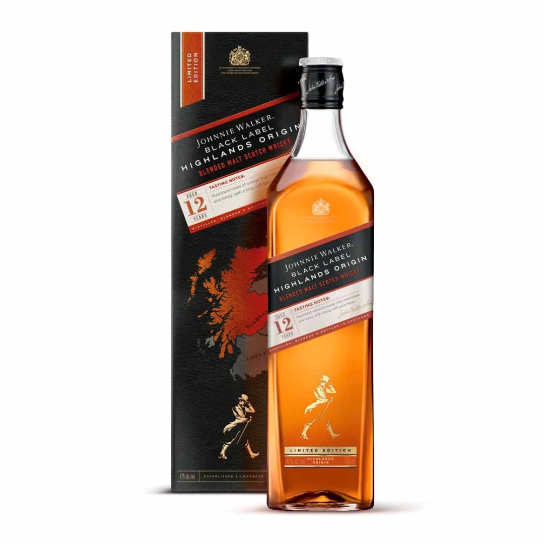 Johnnie Walker Black Label Highland Origin 12 Years Old Whisky Lebanon