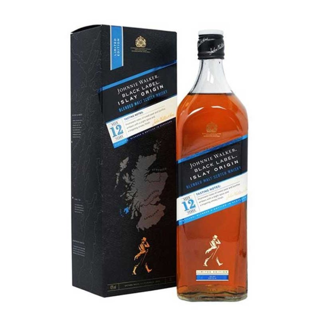 Johnnie Walker Black Label Islay Origin 12 Years Old Whisky Lebanon


