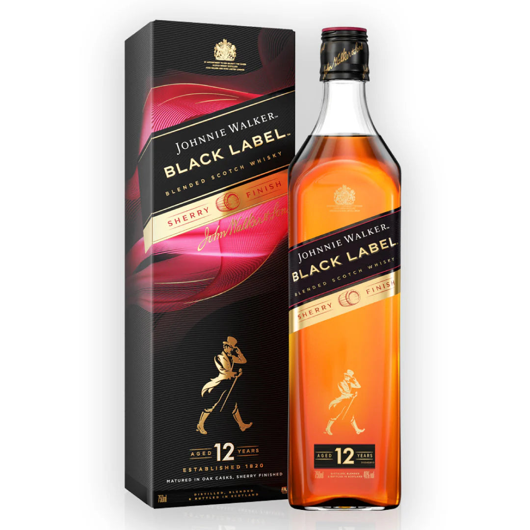 Johnnie Walker Black Label Sherry Finish 70cl Blended Scotch Whisky Lebanon