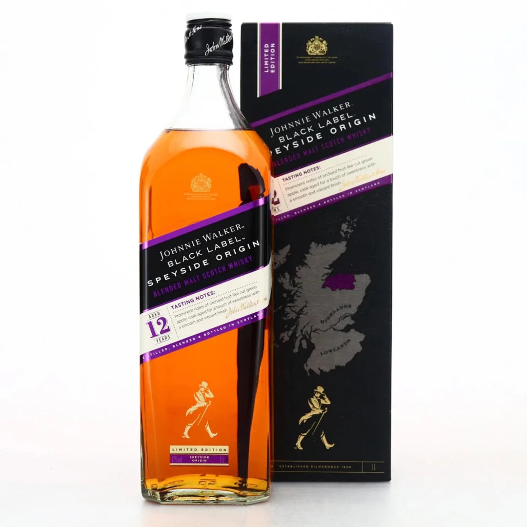 Johnnie Walker Black Label Speyside Origin 12 Years Old Whisky 1L Lebanon