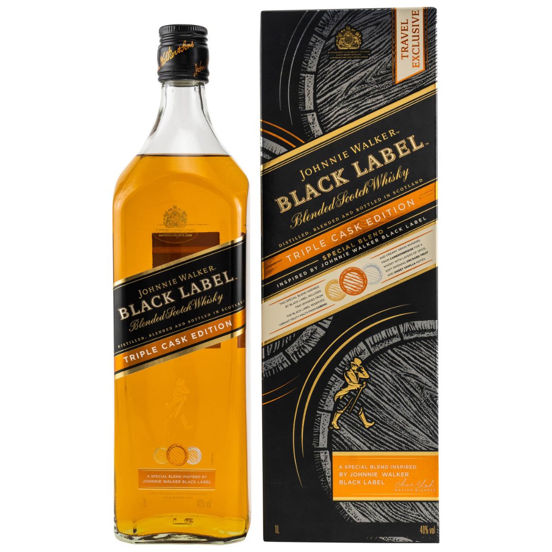 Johnnie Walker Black Label Triple Cask Edition 1L Blended Scotch Whisky Lebanon