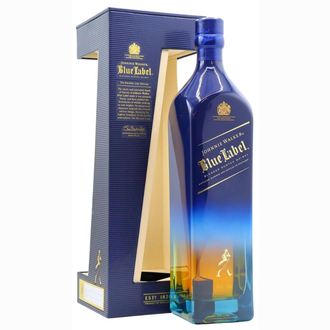 Johnnie Walker Blue Label Limited Edition Design Blended Scotch Whisky 1L bottle