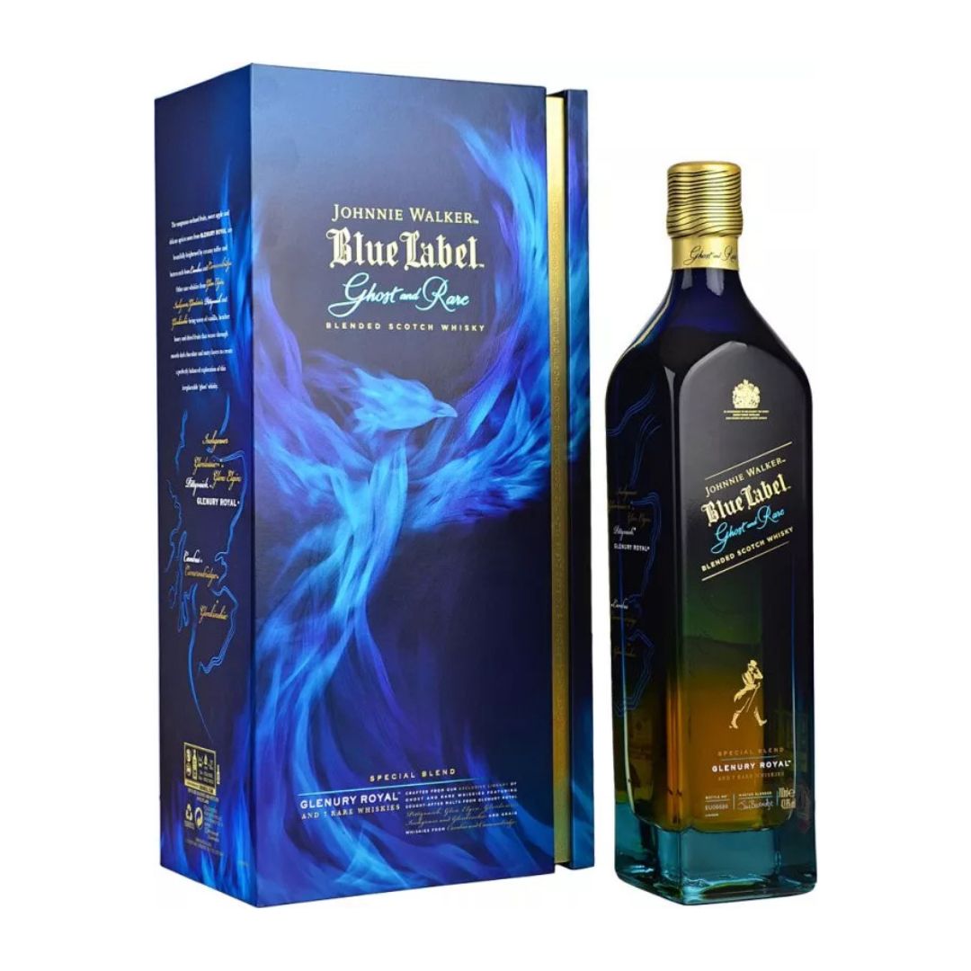 Johnnie Walker Blue Label Ghost & Rare Glenury Royal Edition 75 cl