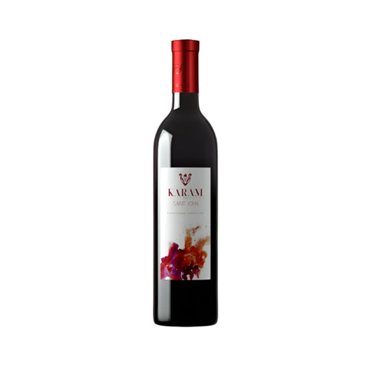 Karam Wines Saint John 75 cl Lebanese red wine bottle


