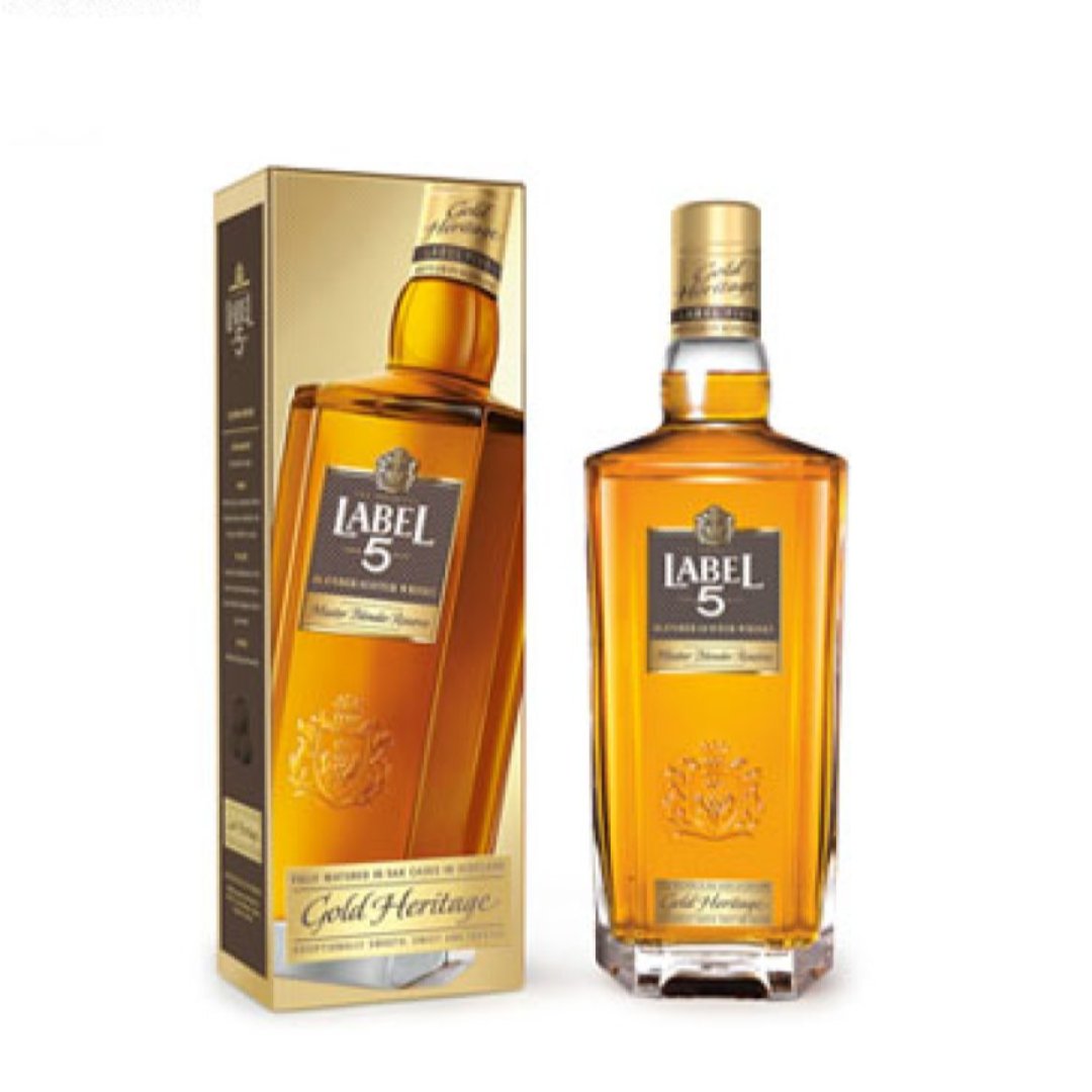 Label 5 Gold Heritage Blended Scotch Whisky 75 cl – Lebanon