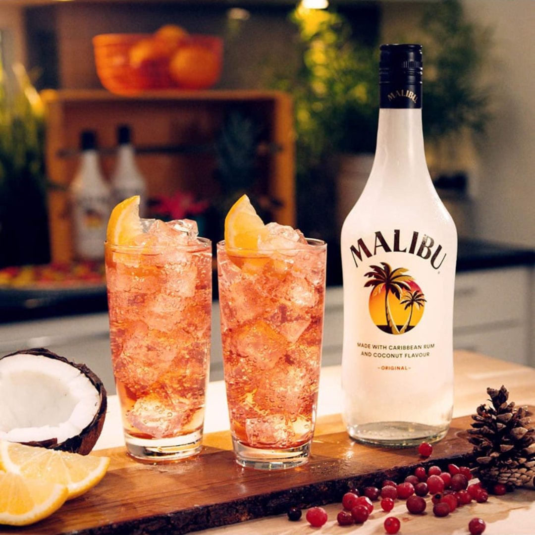 Malibu Original Caribbean Coconut Rum 1L – tropical flavored rum available in Lebanon