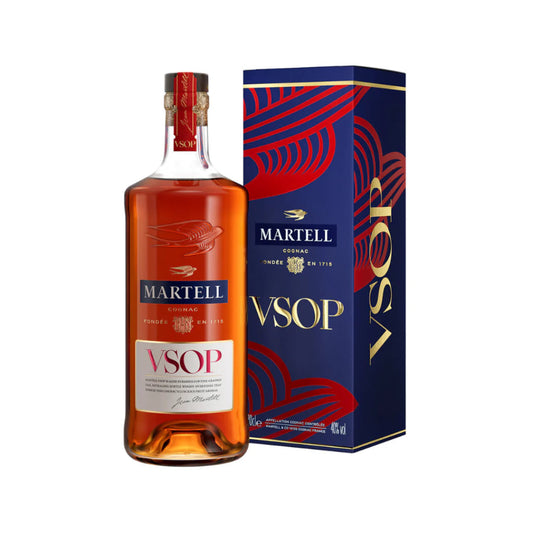 Bottle of Martell VSOP Cognac 700ml – premium French brandy with smooth, fruity character