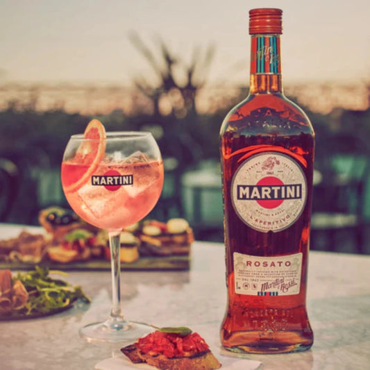 martini rosato 1 litre bottle front view – buy online in lebanon simple store