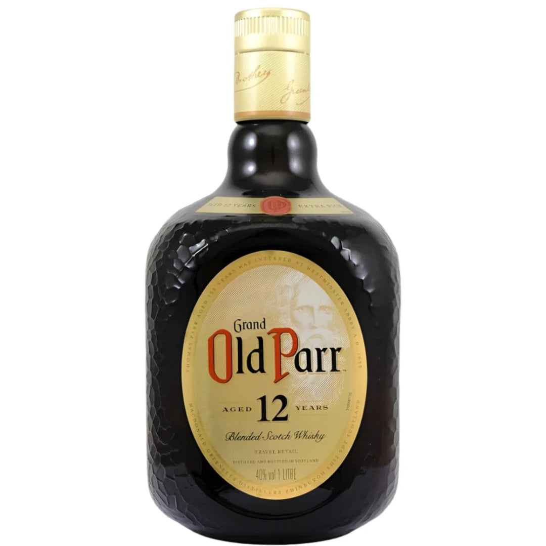 Bottle of Old Parr 12 Year Old Blended Scotch Whisky, 1 Litre