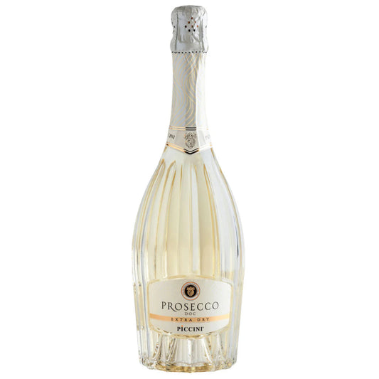Piccini Prosecco DOC Venetian Dress Extra Dry 75 cl sparkling wine bottle