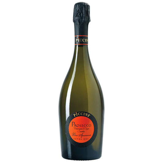 Piccini Prosecco Extra Dry 75 cl Italian sparkling wine bottle