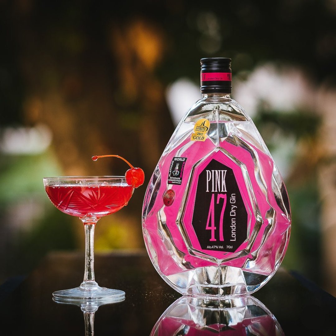 Pink 47 London Dry Gin 70cl Bottle – Premium British Gin Available in Lebanon