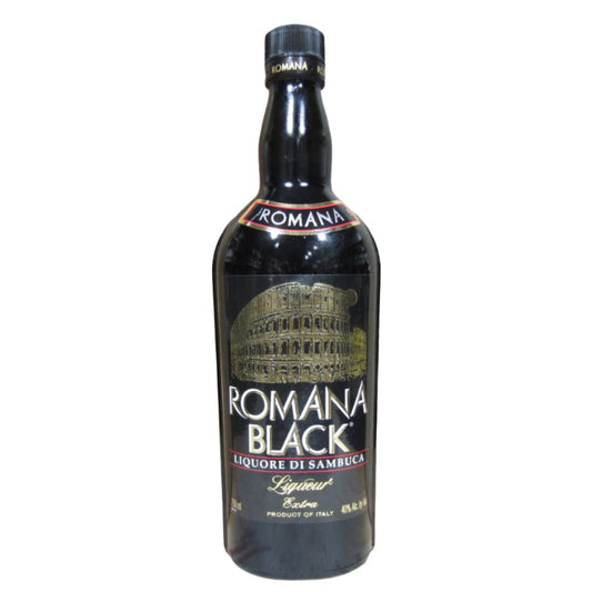 Romana Black Sambuca 1l bottle – Italian herbal liqueur available in Lebanon