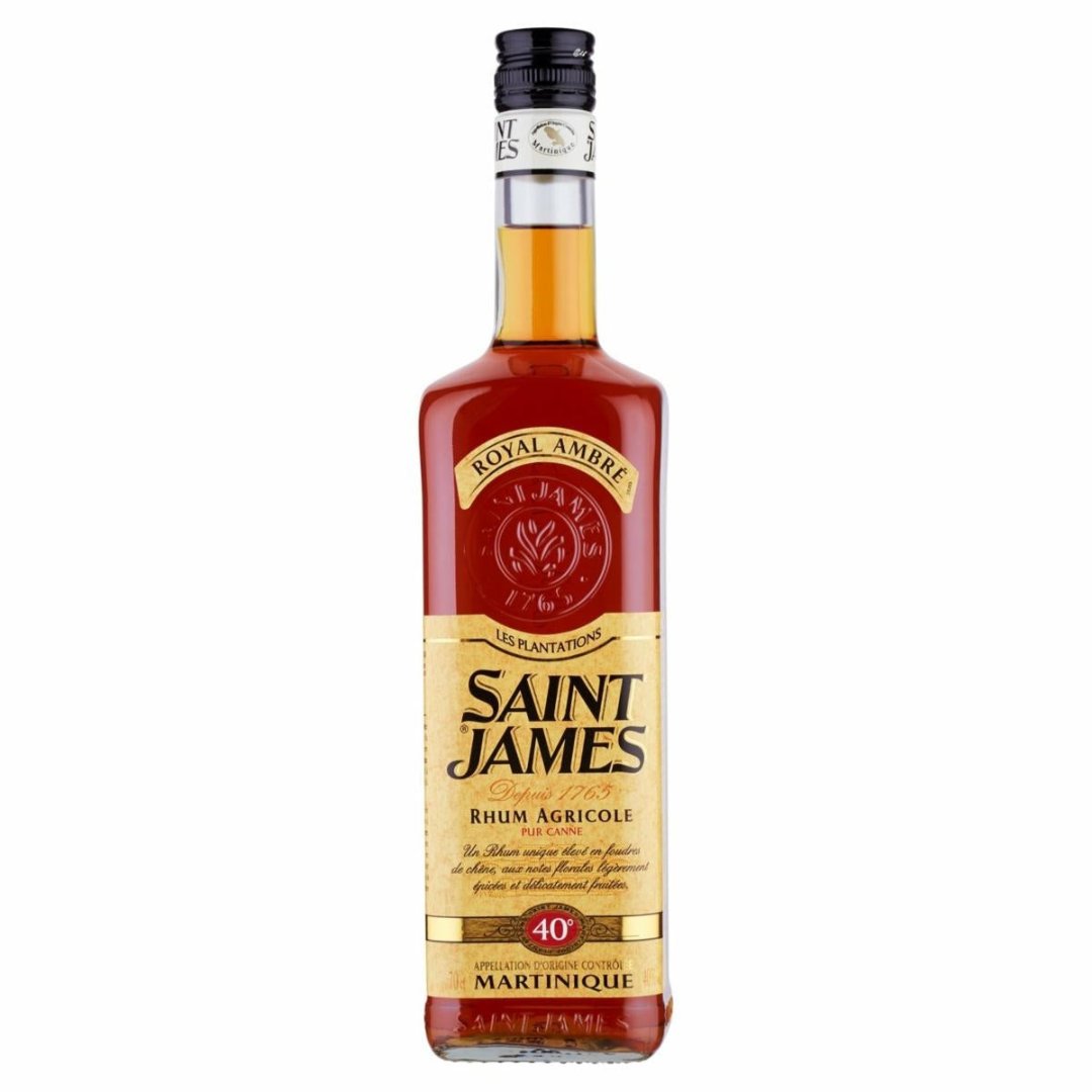 Saint James Rhum Agricole Royal Ambré 70cl – aged agricole rum from Martinique available in Lebanon