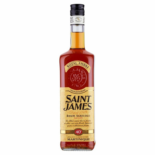 Saint James Rhum Agricole Royal Ambré 70cl – aged agricole rum from Martinique available in Lebanon