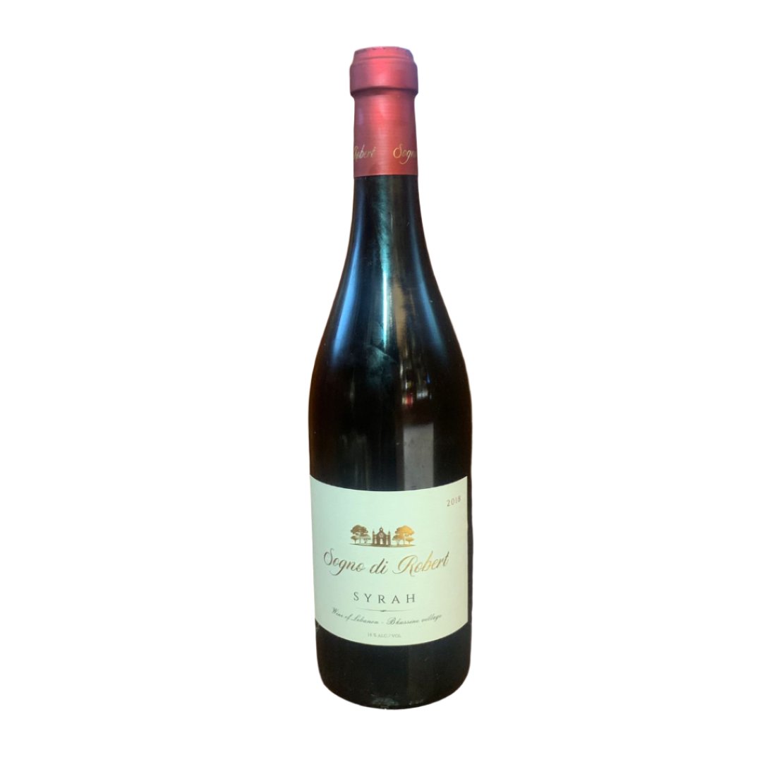 Sogno di Robert Syrah 2016 75 cl Lebanese red wine bottle