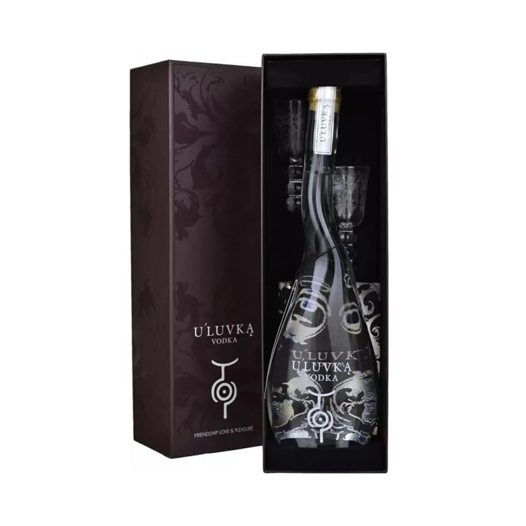 Buy Uluvka Vodka 70 cl + gift pack online in lebanon