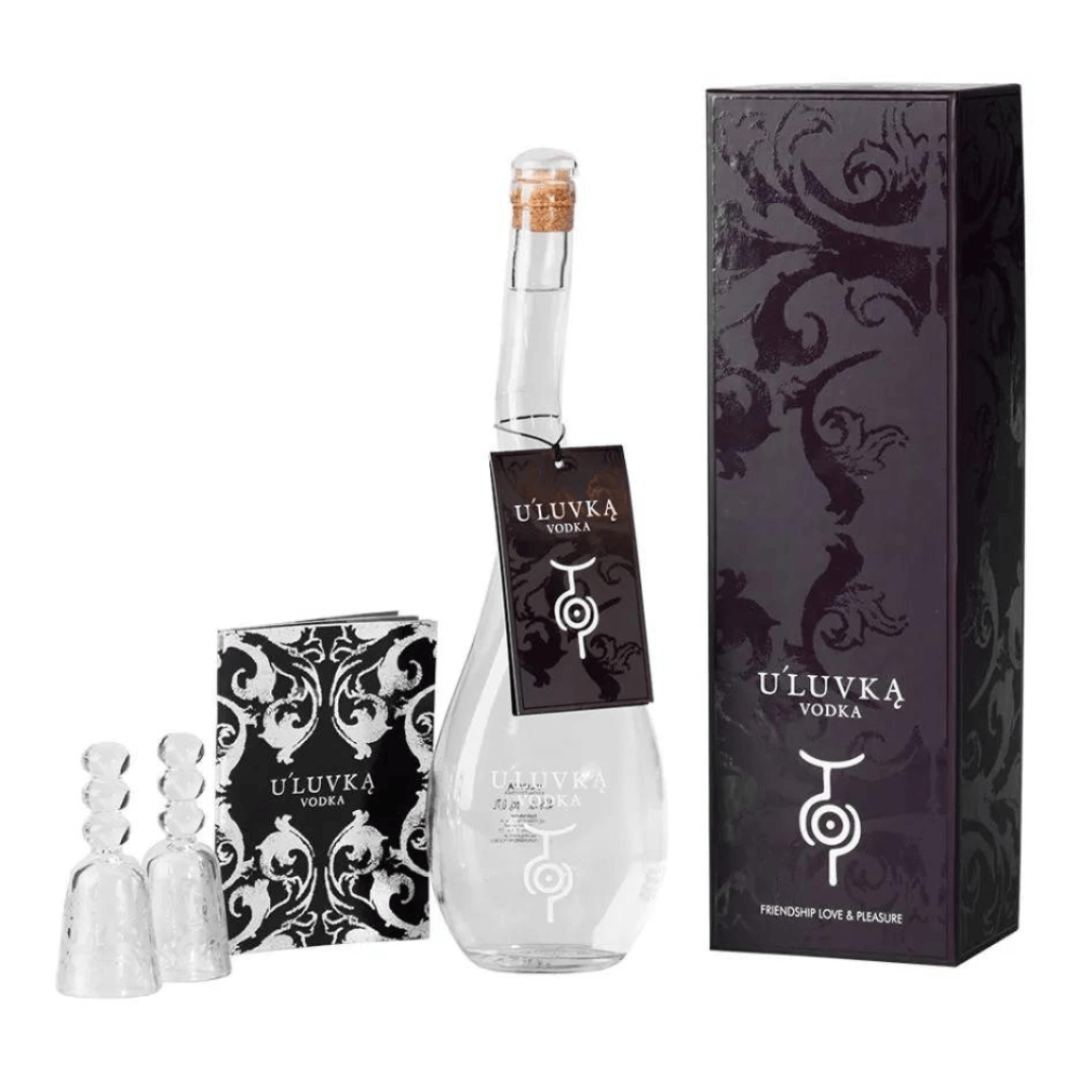 Buy Uluvka Vodka 70 cl + gift pack online in lebanon
